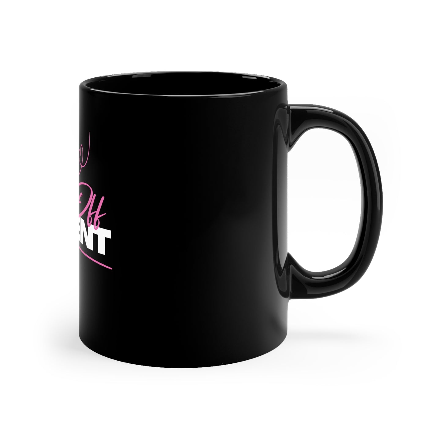 Black Coffee Mug, 11oz